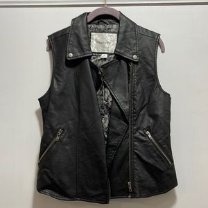 Maurices Faux Leather Vest